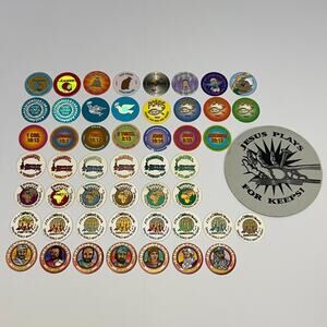 Vintage 90s Lot of 51 Christian Milk Caps Pieces Pogs Playing Mat Jesus Bible